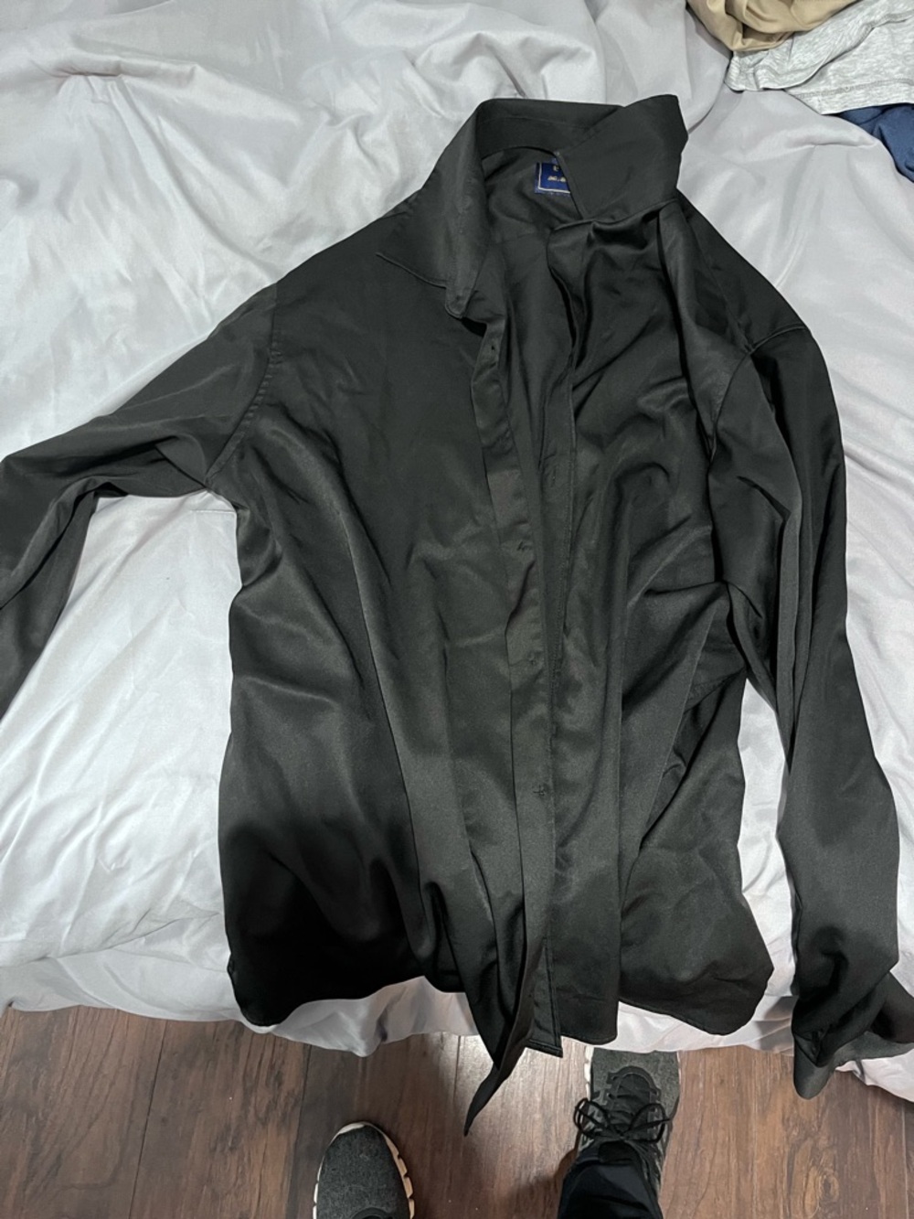 Men's Black Lightweight Shirt Jacket